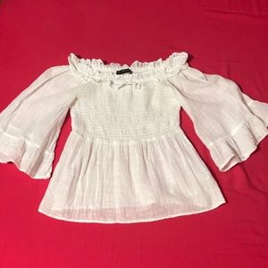 Off the shoulder Zara top